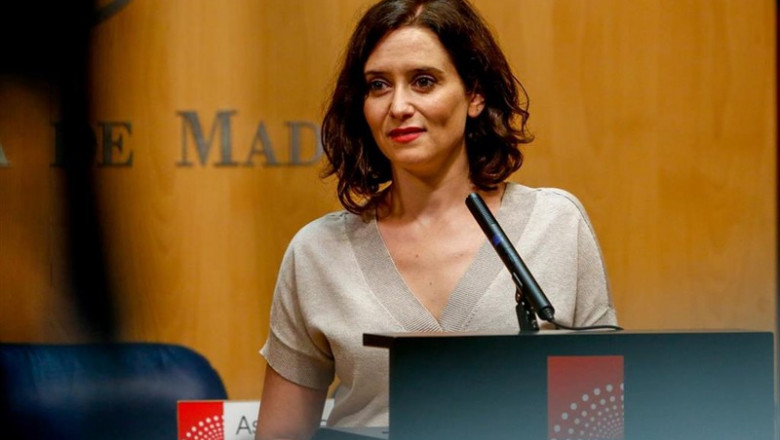 La candidata del PP a la Comunidad de Madrid y futura presidenta regional, Isabel Díaz Ayuso, ha ensalazado este jueves que Vox haya apartado sus diferencias para desbloquear el Gobierno de la Comunidad de Madrid | Ricardo Rubio - Europa Press ep la candidatappla comunidadmadridfutura presidenta regional isabel diaz ayuso ha ensalazadojuevesvox haya apartadodiferenciasdesbloqueargobiernola comunidadmadrid