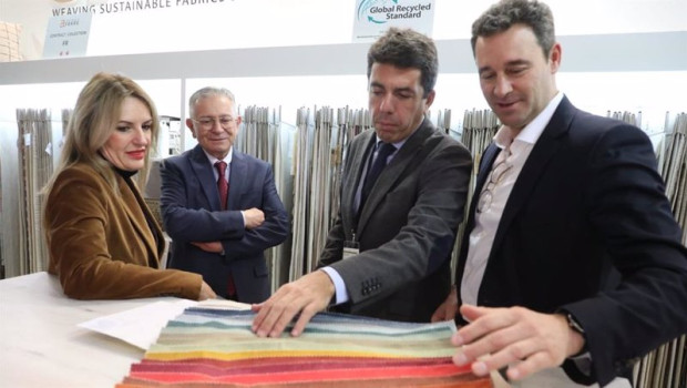 ep la consellera nuria montes y el president carlos mazon visitan la feria heimtextil