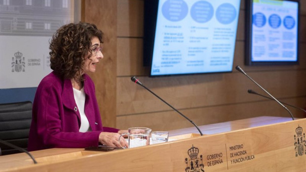 ep la ministra de hacienda y funcion publica maria jesus montero a su llegada para comparecer ante