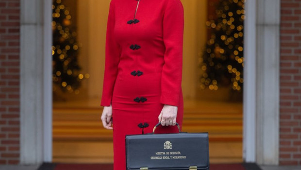 ep la ministra de seguridad social inclusion y migraciones y nueva portavoz del gobierno elma saiz