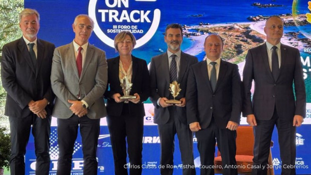 ep la planta de ence en pontevedra recibe el premio empresa sostenible 2024 otorgado por la