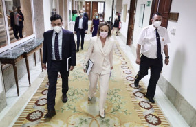 ep la portavoz del grupo popular en el congreso cuca gamarra c se dirige a una rueda de prensa en el