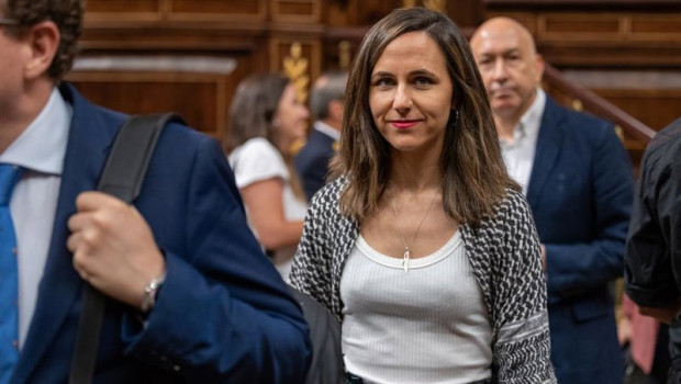 ep la secretaria general de podemos ione belarra durante una sesion plenaria extraordinaria en el
