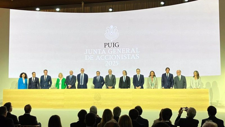 ep los miembros del consejo de administracion de puig durante la junta general de accionistas 2025 ep los miembros del consejo de administracion de puig durante la junta general de accionistas 2025