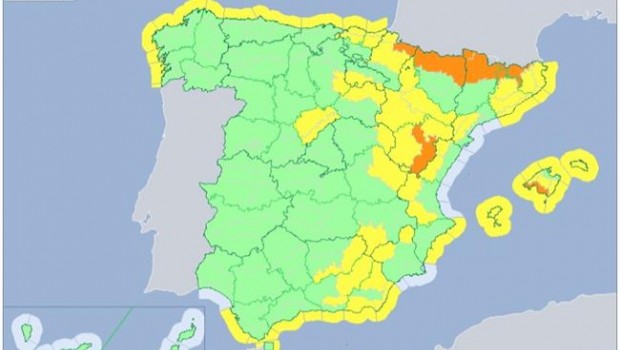 ep mapariesgos meteorologicos previstos11abrilespana