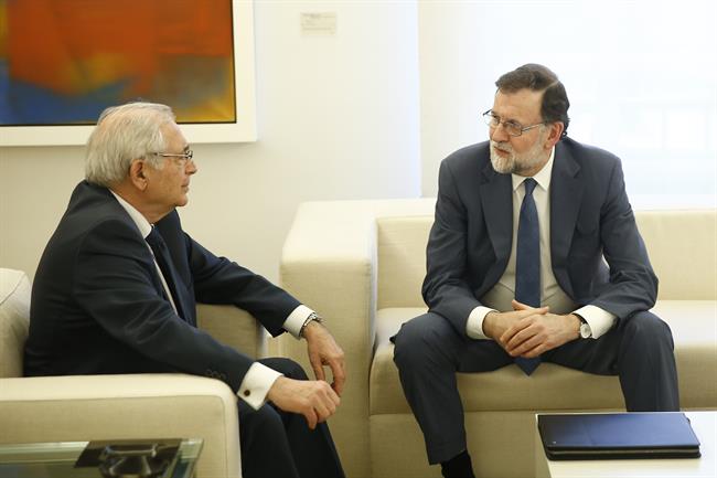 Mariano Rajoy recibe en la Moncloa a Juan José Imbroda | PRESIDENCIA DEL GOBIERNO ep mariano rajoy recibela moncloajuan jose imbroda