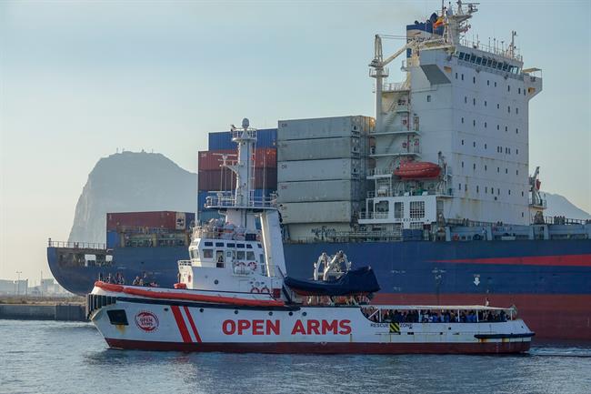 Open Arms llega a Algeciras (Cádiz) | EUROPA PRESS ep open arms llegaalgeciras cadiz
