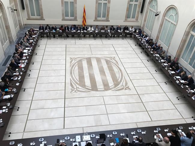 Reunión del Pacte Nacional pel Referèndum | EUROPA PRESS ep reunionpacte nacional pel referndum