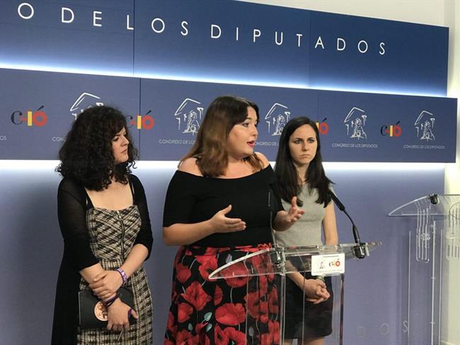 Sofía Castañón, Ángela Rodríguez e Ione Belarra en el Congreso | EN MAREA ep sofia castanon angela rodriguez e ione belarracongreso