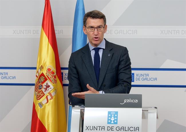 alberto nunez feijoo comparece en rueda de prensa