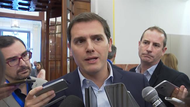 Albert Rivera en los pasillos del Congreso de los Diputados | EUROPA PRESS ep albert riveralos pasilloscongresolos diputados