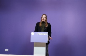 ep archivo   el portavoz nacional de podemos pablo fernandez en una rueda de prensa
