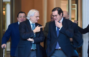 ep archivo   el presidente de ceim miguel garrido i y el presidente de la ceoe antonio garamendi d