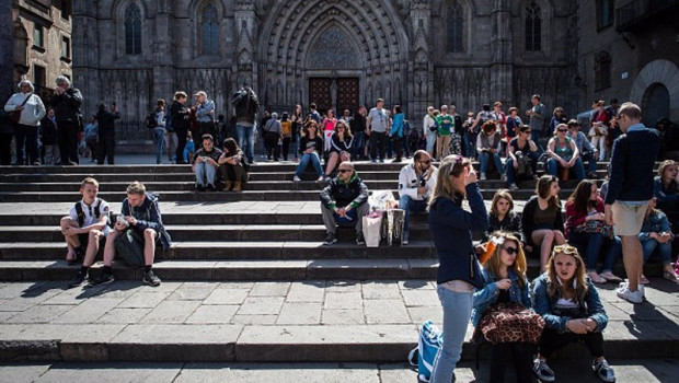 ep archivo   turistas en barcelona