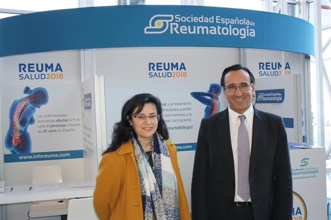 Dr. José Luis Andréu, presidente Sociedad Española de Reumatología (SER) y Dra. | CEDIDA POR SONIA GARDE ep dr jose luis andreu presidente sociedad espanolareumatologia ser y dra