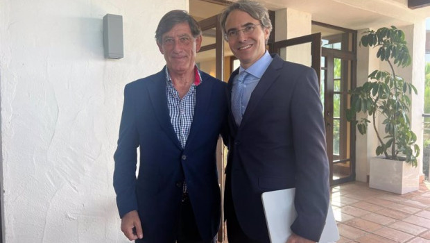 ep el presidente de marinas de espana tomas azcarate y luis enguita presidente de la confederacion