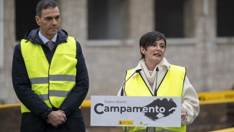 ep el presidente del gobierno pedro sanchez y la ministra de vivienda isabel rodriguez