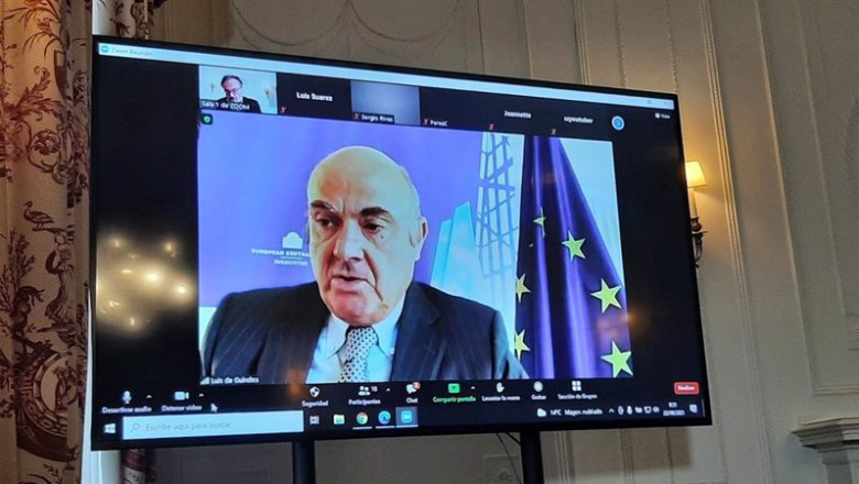 ep el vicepresidente del bce luis de guindos en el seminario la economia de la pandemia organizado