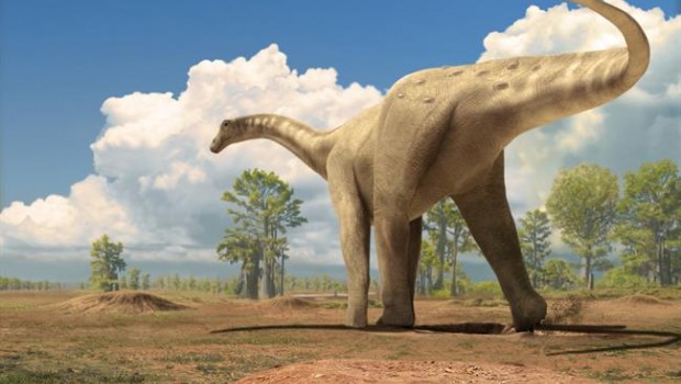 ep hembratitanosaurio preparandosela puesta