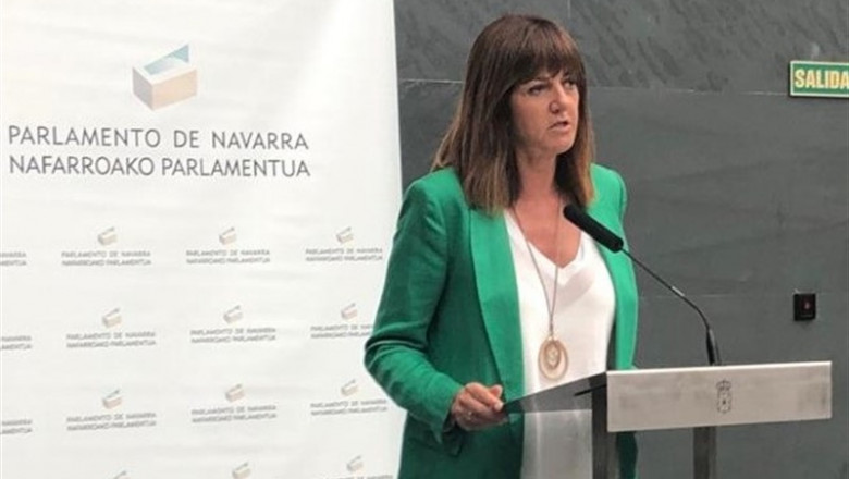 Idoia Mendia, asiste al pleno de investidura de María Chivite en Navarra. | EUROPA PRESS ep idoia mendia asisteplenoinvestiduramaria chivitenavarra