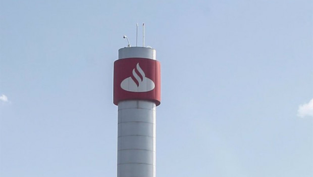 ep imagen del logo del banco santander en la ciudad grupo santander comunidad de madrid