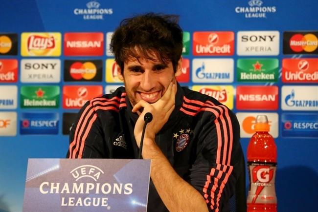 Javi Martínez en una rueda de prensa de Liga de Campeones con el Bayern | FC BAYERN MÚNICH ep javi martinezuna ruedaprensaligacampeonesbayern