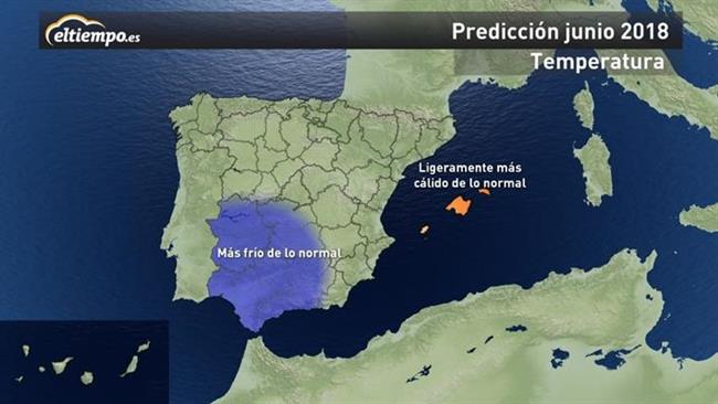 Junio comenzará con más lluvias de lo normal y temperaturas por debajo de lo hab | ELTIEMPO.ES ep junio comenzara conlluviaslo normaltemperaturasdebajolo hab