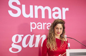 ep la coordinadora general de sumar lara hernandez durante la conferencia politica de sumar en el