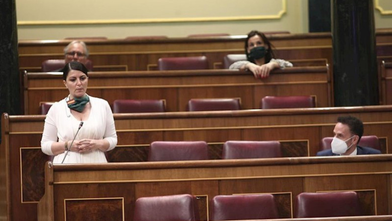 ep la diputada y portavoz adjunta de vox en el congreso macarena olona interviene en el pleno de