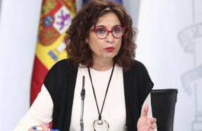 ep la ministra de hacienda maria jesus montero interviene en la rueda de prensa posterior al consejo