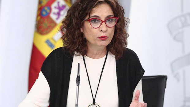 ep la ministra de hacienda maria jesus montero interviene en la rueda de prensa posterior al consejo