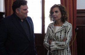 ep la ministra de hacienda y funcion publica maria jesus montero durante su visita al ayuntamiento