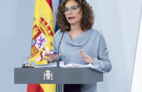 ep la ministra de hacienda y portavoz del ejecutivo maria jesus montero durante la rueda de prensa 20200421160707