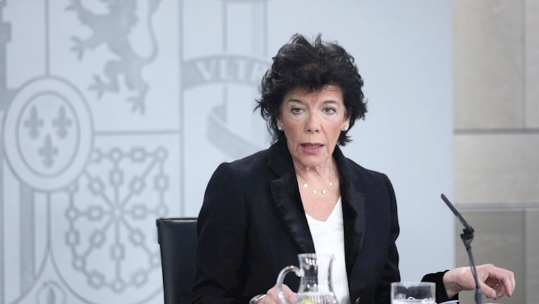 ep la ministra portavoz en funciones isabel celaa comparece ante los medios de comunicacion tras la 20191025130704