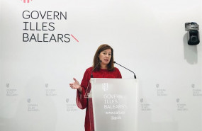ep la presidenta del govern francina armengol en la sala de prensa del consolat de mar