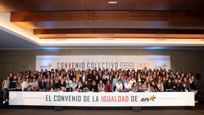 ep las futbolistas de primera division en su convocatoria de huelga indefinida
