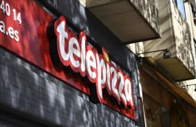 ep logotipo de la marca telepizza en un restaurante de la misma cadena en madrid ep logotipo de la marca telepizza en un restaurante de la misma cadena en madrid