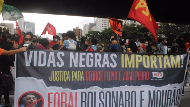 ep manifestacion por la muerte de un hombre negro a manos de personal de seguridad privada en