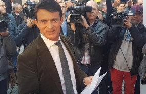 ep manuel valls intervieneun actobarrioravalbarcelona