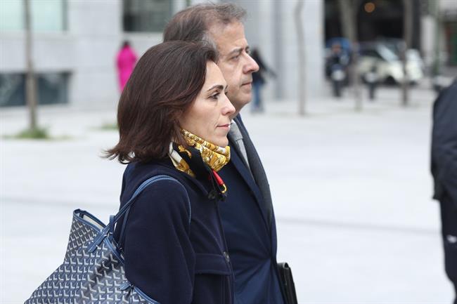 ep mireia pujol ferrusola acompanadasu abogado tras declararla audiencia