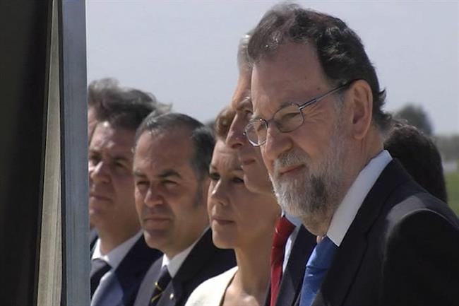 Rajoy, Cospedal y de la Serna visitan las obras de la Autovia A-32 | EUROPA PRESS ep rajoy cospedaldeserna visitanobrasla autovia a-32