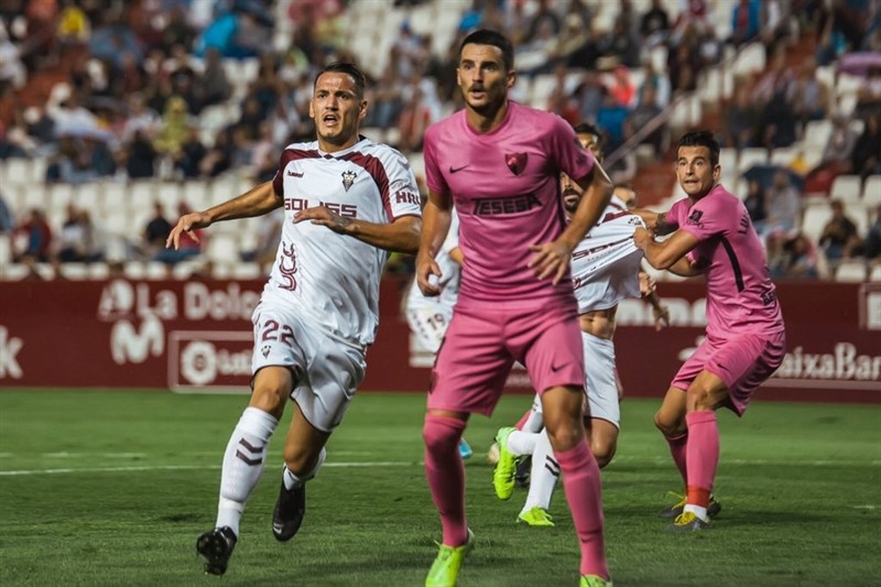 ep rey manaj en un partido con el albacete balompie