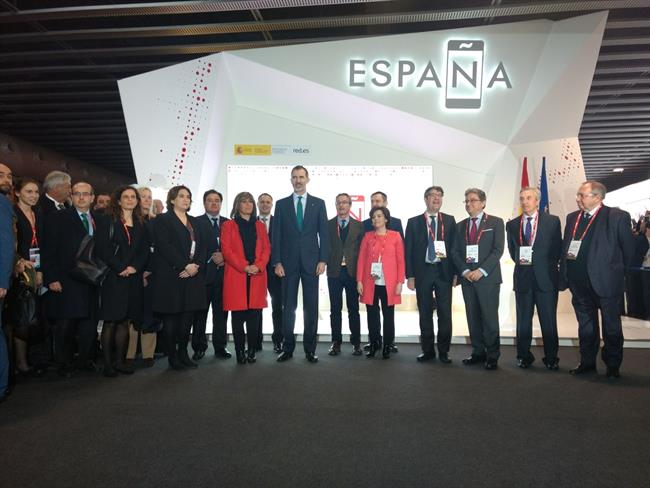 El Rey visita el estand de España en el MWC 2018 | Europa Press - Archivo ep rey visitaestandespanamwc 2018