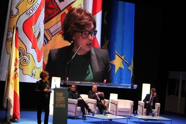 Sáenz de Santamaría en el congreso 'Think Europe' | EUROPA PRESS ep saenzsantamariacongreso think europe