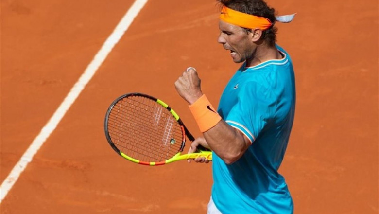 El tenista español Rafael Nadal, en el Mutua Madrid Open. | @MUTUAMADRIDOPEN ep tenista espanol rafael nadal enmutua madrid open