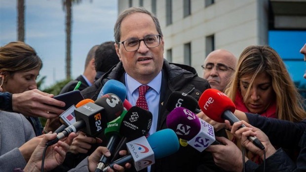 Visita del presidente de la Generalitat, Quim Torra, al Puerto de Tarragona | David Zorrakino - Europa Press ep visitapresidentela generalitat quim torra al puertotarragona