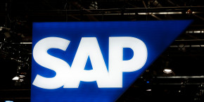 un logo sur l espace d exposition sap 