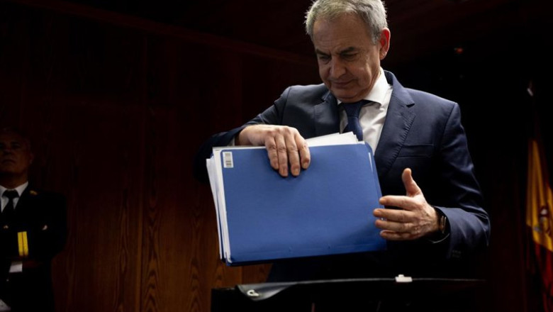ep archivo   el expresidente del gobierno jose luis rodriguez zapatero comparece ante la comision de