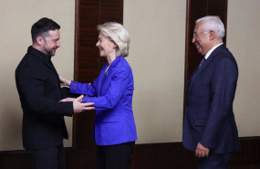 ep archivo   el presidente de ucrania volodimir zelenski recibe en kiev a la presidenta de la