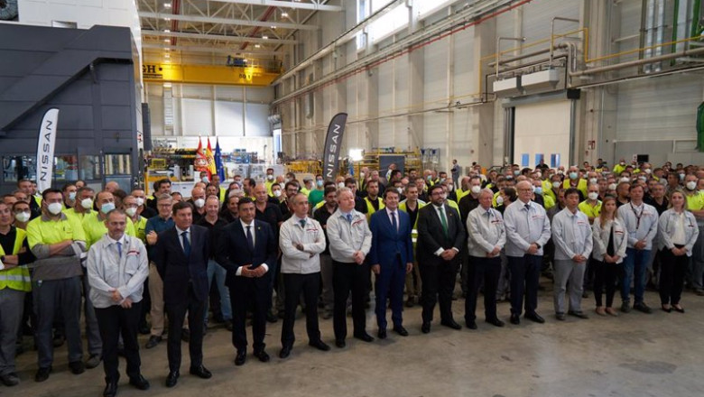 Archivo - Nissan inaugura la nueva planta de estampación de la fábrica de Ávila | NISSAN - Archivo ep archivo nissan inaugura la nueva planta de estampacion de la fabrica de avila